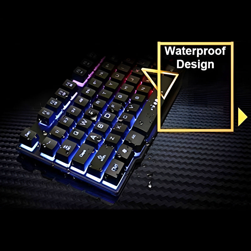 ⌨️ Fire Cam GK11 RGB Mechanical Gaming Keyboard – Suspension Keys + Aluminum Frame | Rainbow Backlit Pro Gaming Keyboard