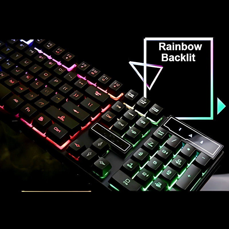 ⌨️ Fire Cam GK11 RGB Mechanical Gaming Keyboard – Suspension Keys + Aluminum Frame | Rainbow Backlit Pro Gaming Keyboard