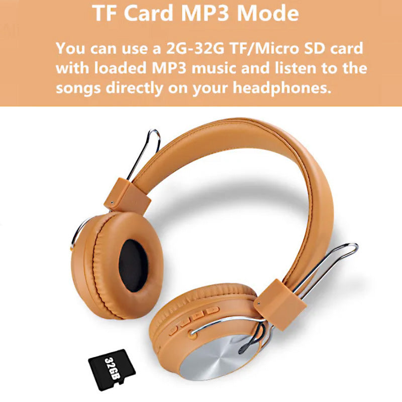 🎧 SODO SD-1001 Wireless Bluetooth Headphones – Foldable Over-Ear Design | FM Radio + TF Card + AUX + Hi-Fi Stereo