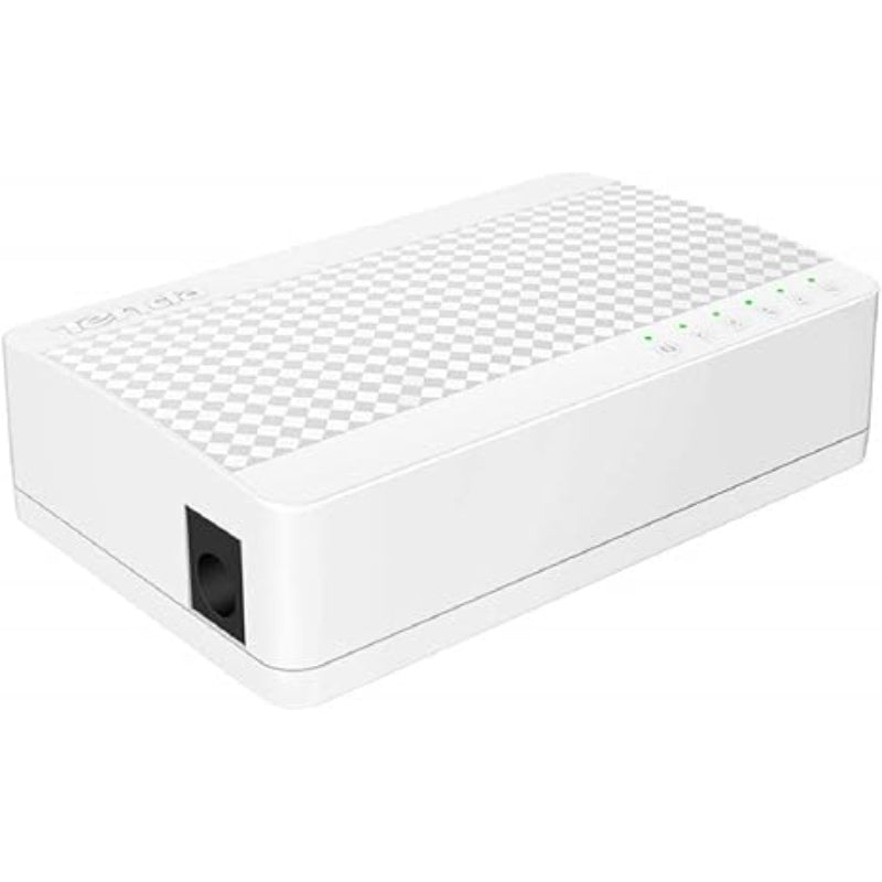🌐 Tenda S105 5-Port Fast Ethernet Switch – 10/100Mbps Unmanaged Desktop Network Splitter | Compact Plug & (Low Power)