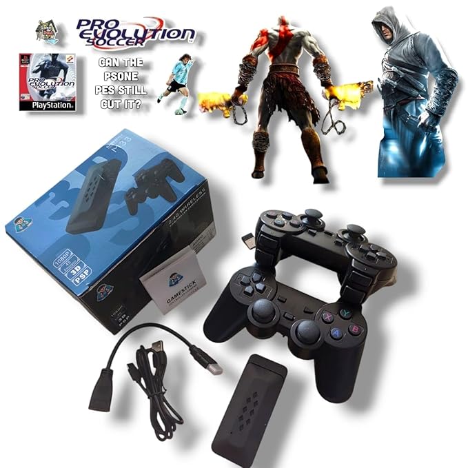 🎮 M33 4K Retro GameStick Console – 33,000 | Plug & Play HDMI Gaming Stick for TV with Dual Wireless Controllers