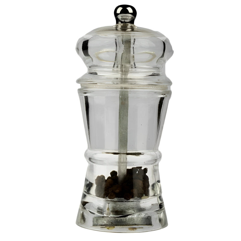 🧂 Acrylic Condiment Grinder Set – Salt & Pepper Mill Shaker (Model 661) | Modern Kitchen Seasoning Tool