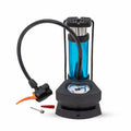 Portable High Pressure Mini Foot Pump with Precision Gauge and Dual Valve for Bicycle Car Tires and Sports Balls
