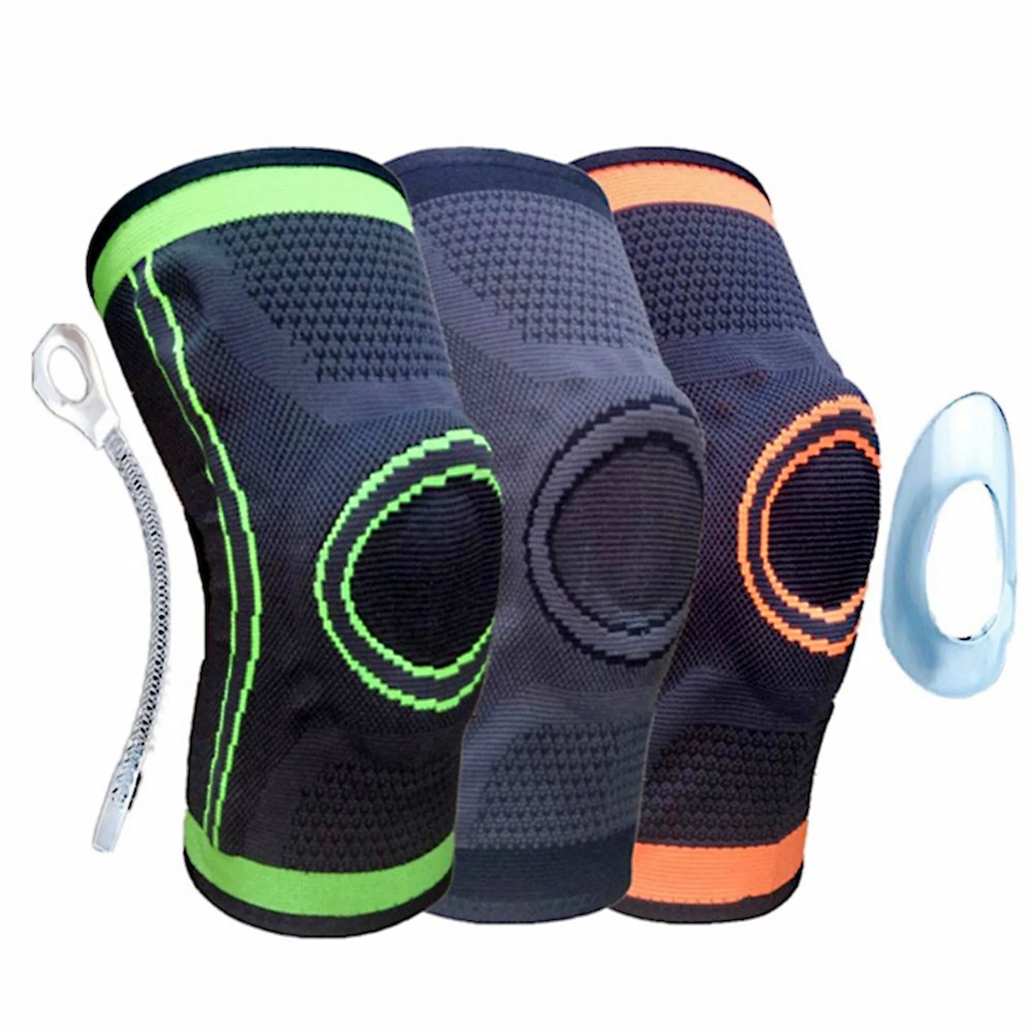 🦵 3D Compression Knee Support Brace – Adjustable Straps for Pain Relief & Joint Stability | Breathable Knee Support for Sports