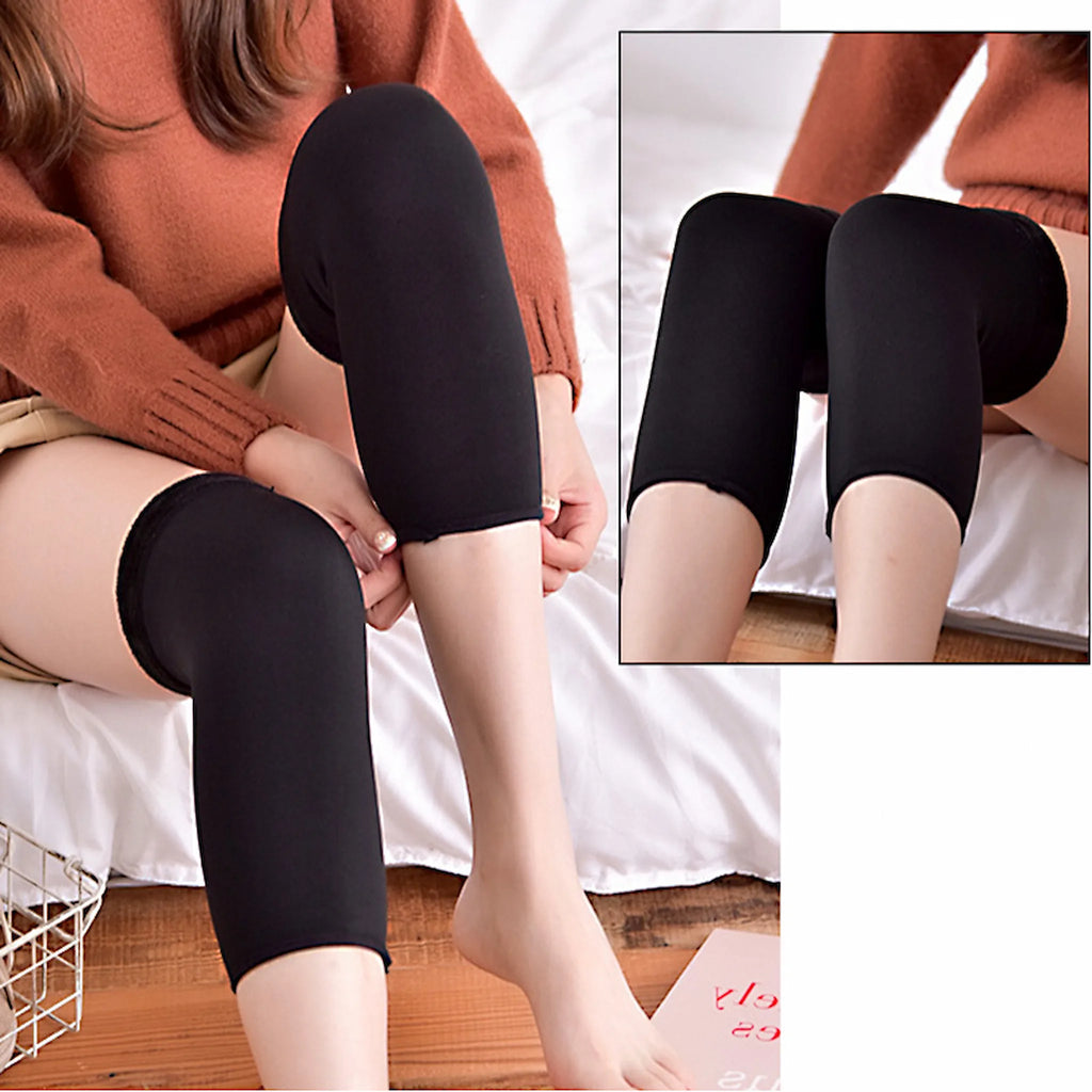 Winter Plush Knee Pads Thermal Compression Sleeves for Joint Pain Relief and Support