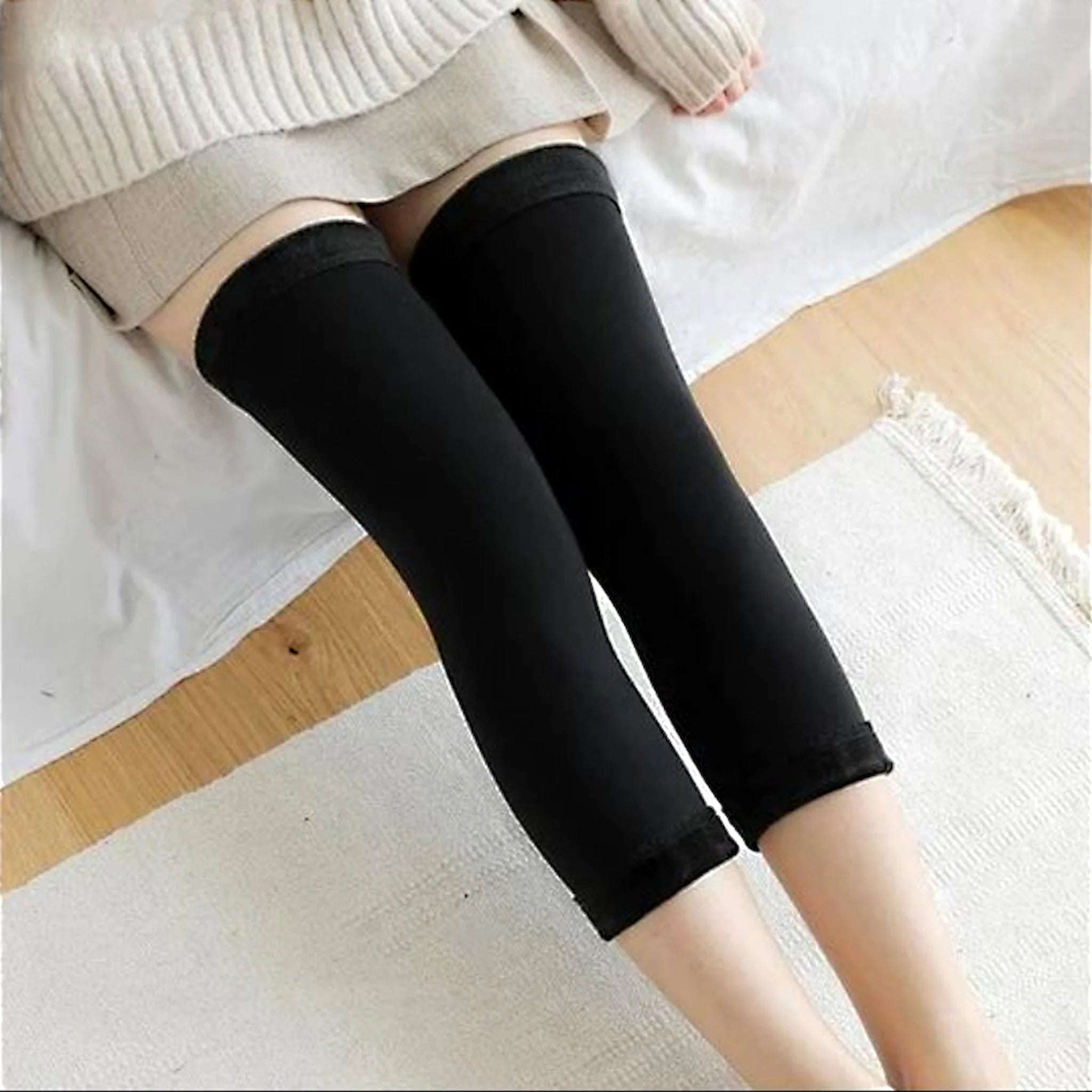 ❄️ Winter Plush Thermal Knee Pads – Warm Compression Knee Support for Pain Relief & Joint Stability | Soft Comfort for Daily Use