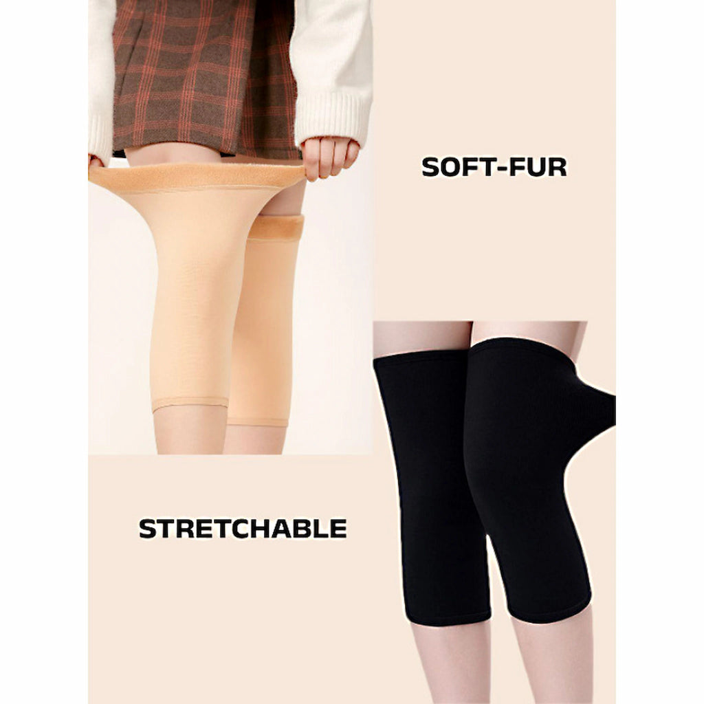 ❄️ Winter Plush Thermal Knee Pads – Warm Compression Knee Support for Pain Relief & Joint Stability | Soft Comfort for Daily Use